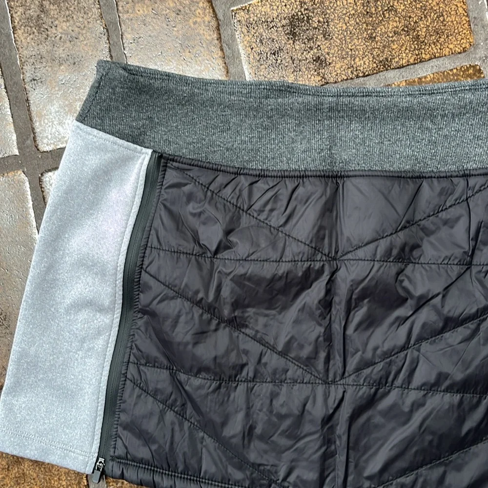 NWT MPG Sport Tira Black & Gray Quilted Active Skirt - Picture 5 of 16